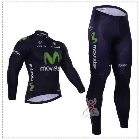 2015 Movistar Fahrradbekleidung Radtrikot Satz Langarm und Lange Radhose 1HY5Q 2015 Movistar Fahrradbekleidung Radtrikot Satz Langarm und Lange Radhose 1HY5Q