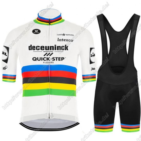 Deceuninck quick step 2021 UCI World Champion Fahrradbekleidung Radteamtrikot Kurzarm+Kurz Radhose Kaufen FEWOD Deceuninck quick step 2021 UCI World Champion Fahrradbekleidung Radteamtrikot Kurzarm+Kurz Radhose Kaufen FEWOD