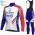 GROUPAMA FDJ Winter Thermal Fleece 2021 Fahrradbekleidung Radtrikot Langarm+Lang Trägerhose PXBPN