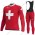 Swiss FDJ 2021 Fahrradbekleidung Radtrikot Langarm+Lang Trägerhose RBSGQ