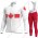 Canada FDJ 2021 Fahrradbekleidung Radtrikot Langarm+Lang Trägerhose LHPVA