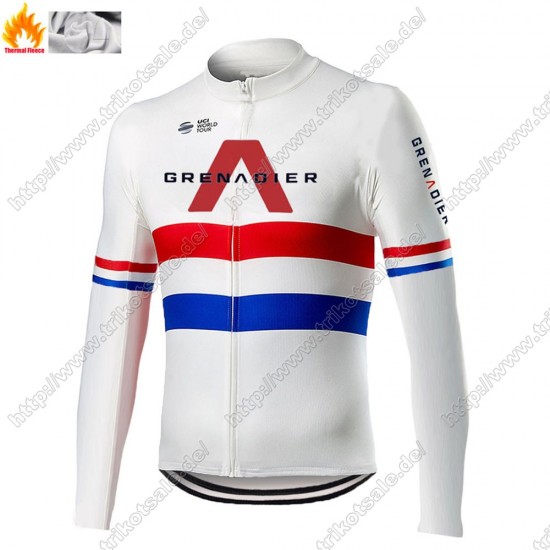 Team INEOS Grenadier 2021 Fahrradbekleidung Radtrikot Langarm Winter Thermal Fleece LNUTS Team INEOS Grenadier 2021 Fahrradbekleidung Radtrikot Langarm Winter Thermal Fleece LNUTS
