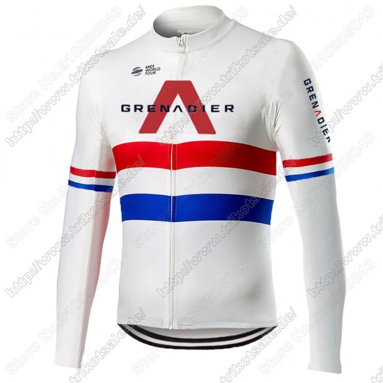 Team INEOS Grenadier 2021 Fahrradbekleidung Radtrikot Langarm WREEY Team INEOS Grenadier 2021 Fahrradbekleidung Radtrikot Langarm WREEY