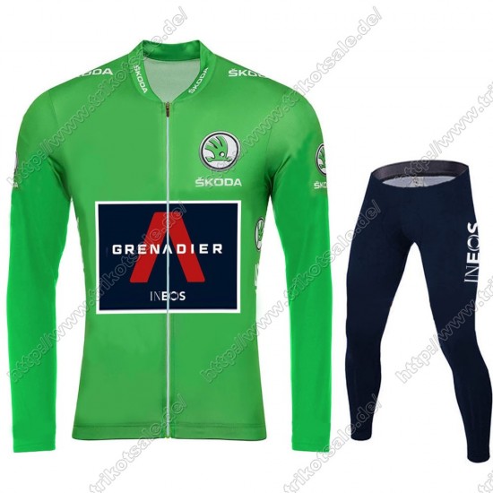 Team INEOS Grenadier Tour De France 2021 Herren Fahrradbekleidung Radtrikot Langarm+Lang Trägerhose Green UKLHE Team INEOS Grenadier Tour De France 2021 Herren Fahrradbekleidung Radtrikot Langarm+Lang Trägerhose Green UKLHE