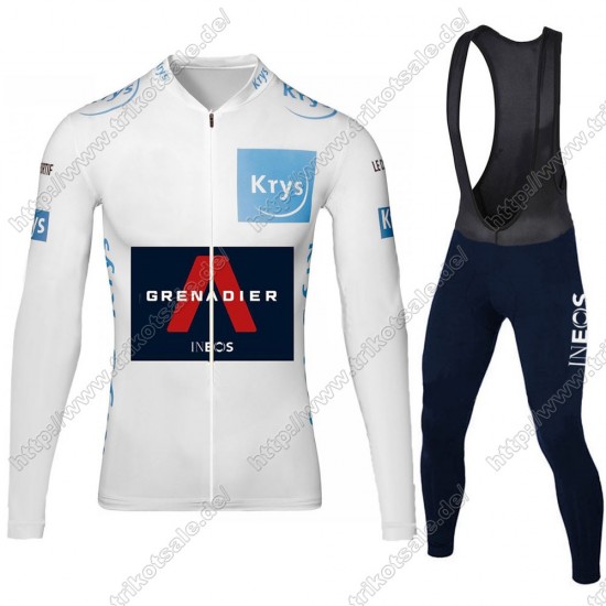 Team INEOS Grenadier Tour De France 2021 Herren Fahrradbekleidung Radtrikot Langarm+Lang Trägerhose White AOMQA Team INEOS Grenadier Tour De France 2021 Herren Fahrradbekleidung Radtrikot Langarm+Lang Trägerhose White AOMQA