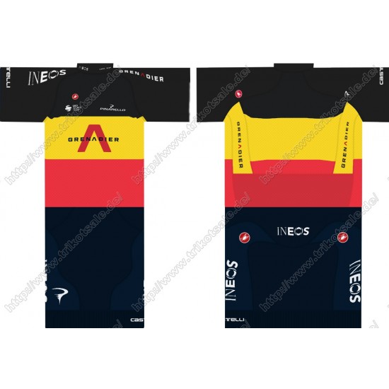 Team INEOS Grenadier 2021 UCI World Champion Fahrradbekleidung Satz Fahrradtrikot Kurzarm Trikot Und Kurz Radhose BBRRA Team INEOS Grenadier 2021 UCI World Champion Fahrradbekleidung Satz Fahrradtrikot Kurzarm Trikot Und Kurz Radhose BBRRA