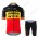 Jumbo Visma 2021 Beligum Fahrradbekleidung Satz Fahrradtrikot Kurzarm Trikot Und Kurz Radhose QGCLM