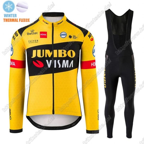 Winter Thermal Fleece Jumbo Visma 2021 Pro Team Fahrradbekleidung Radtrikot Langarm BZMIF Winter Thermal Fleece Jumbo Visma 2021 Pro Team Fahrradbekleidung Radtrikot Langarm BZMIF