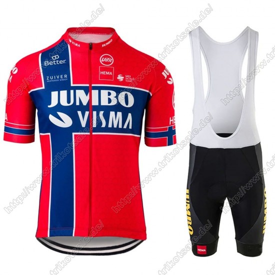 Jumbo Visma 2021 Norway Fahrradbekleidung Satz Fahrradtrikot Kurzarm Trikot Und Kurz Radhose TOVLW Jumbo Visma 2021 Norway Fahrradbekleidung Satz Fahrradtrikot Kurzarm Trikot Und Kurz Radhose TOVLW