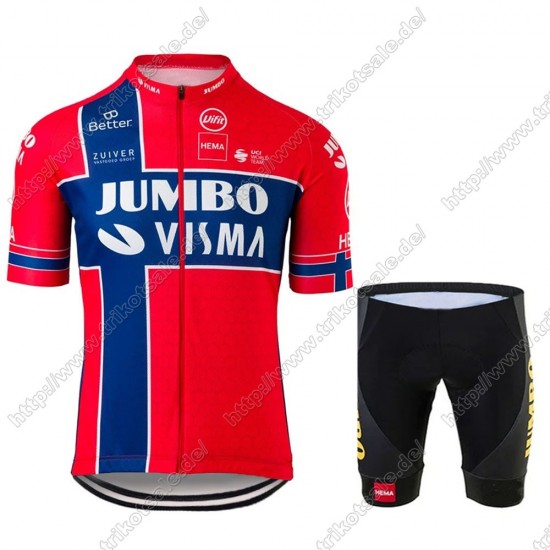 Jumbo Visma 2021 Norway Fahrradbekleidung Radteamtrikot Kurzarm+Kurz Radhose Kaufen VBMOD Jumbo Visma 2021 Norway Fahrradbekleidung Radteamtrikot Kurzarm+Kurz Radhose Kaufen VBMOD