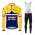 Jumbo Visma 2021 SLOVAKIAN Fahrradbekleidung Radtrikot Langarm+Lang Trägerhose TTEJX
