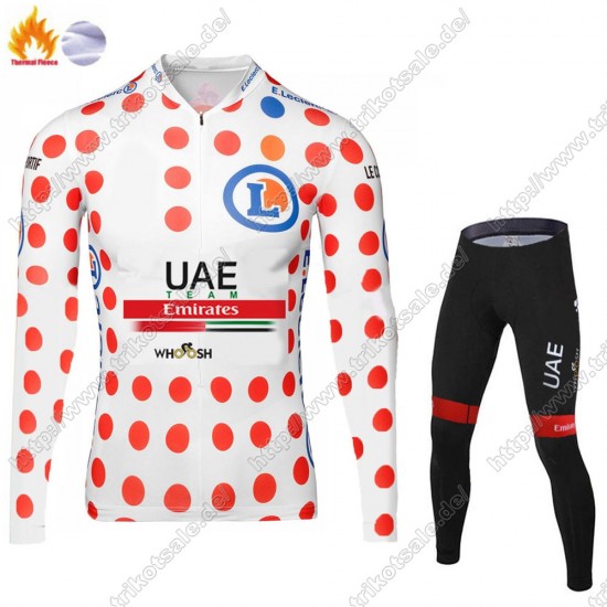 Winter Thermal Fleece UAE EMIRATES Tour De France 2021 Fahrradbekleidung Radtrikot Langarm+Lang Trägerhose YLSGM Winter Thermal Fleece UAE EMIRATES Tour De France 2021 Fahrradbekleidung Radtrikot Langarm+Lang Trägerhose YLSGM