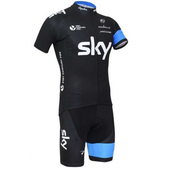 2015 Sky Fahrradbekleidung Radteamtrikot Kurzarm+Kurz Radhose PQF98 2015 Sky Fahrradbekleidung Radteamtrikot Kurzarm+Kurz Radhose PQF98