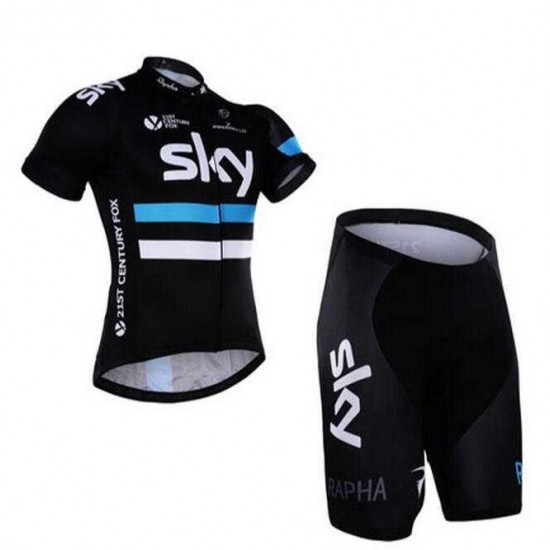2016 SKY Rapha Fahrradbekleidung Radtrikot Kurzarm+Kurz Radhose blau Schwarz weiß 5ZSN5 2016 SKY Rapha Fahrradbekleidung Radtrikot Kurzarm+Kurz Radhose blau Schwarz weiß 5ZSN5
