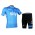 Teams Sky 2014 Radbekleidung Radtrikot Kurzarm und Fahrradhosen Kurz blau FX7EB