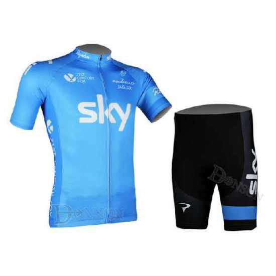Teams Sky 2014 Radbekleidung Radtrikot Kurzarm und Fahrradhosen Kurz blau FX7EB Teams Sky 2014 Radbekleidung Radtrikot Kurzarm und Fahrradhosen Kurz blau FX7EB
