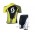Scott RC Pro Radbekleidung Radtrikot Kurzarm und Fahrradhosen Kurz grün Schwarz 27KSD