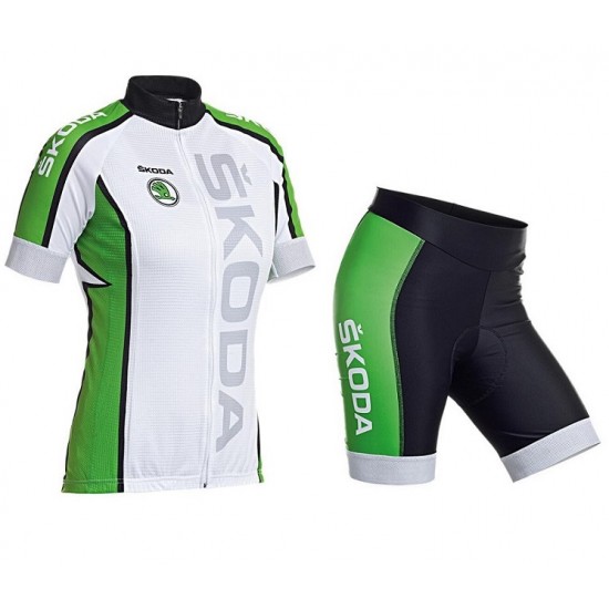2016 SKODA Set Radtrikot Kurzarm Sprot+Radhose Damen YLL98 2016 SKODA Set Radtrikot Kurzarm Sprot+Radhose Damen YLL98