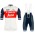 TREK-SEGAFREDO 2020 Fahrradbekleidung Set Radtrikot langer RV+Trägerhose SANTINI Radsport-Profi-Team