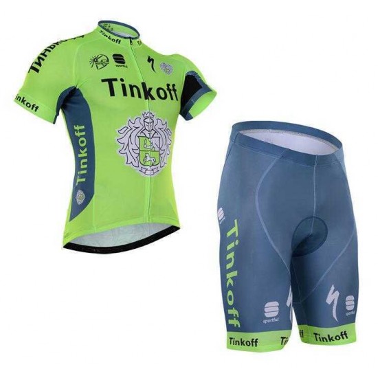 2016 Tinkoff Fahrradbekleidung Radteamtrikot Kurzarm+Kurz Radhose grün 7TIOD 2016 Tinkoff Fahrradbekleidung Radteamtrikot Kurzarm+Kurz Radhose grün 7TIOD