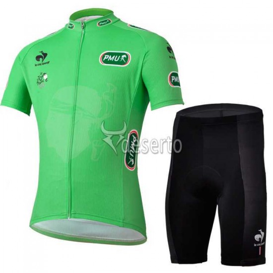 Tour de France grün Radbekleidung Radtrikot Kurzarm und Fahrradhosen Kurz 0OLTI Tour de France grün Radbekleidung Radtrikot Kurzarm und Fahrradhosen Kurz 0OLTI