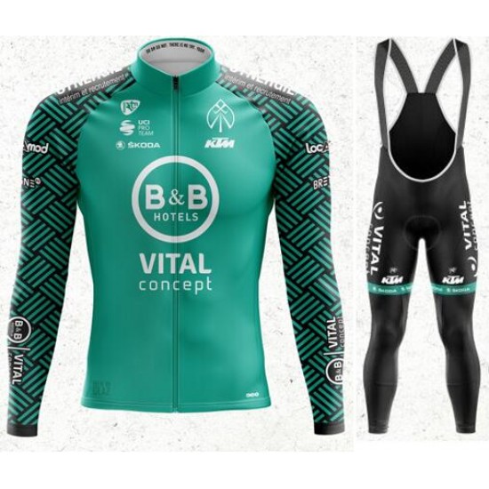 VITAL CONCEPT 2020 Fahrradbekleidung Radtrikot langarm+Trägerhose lang VITAL CONCEPT 2020 Fahrradbekleidung Radtrikot langarm+Trägerhose lang