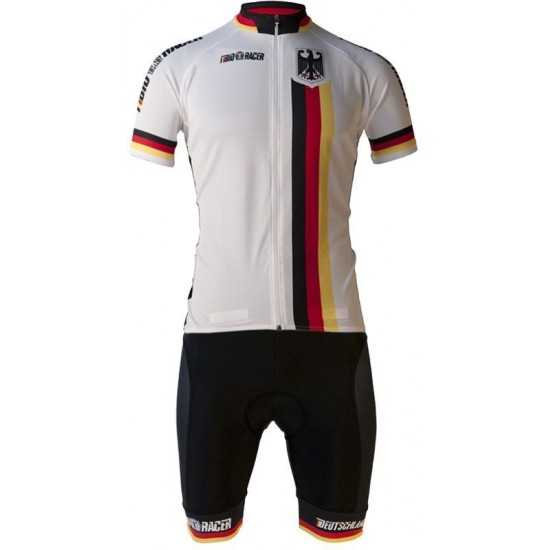 DEUTSCHLAND BDR 2020 Fahrradbekleidung Set Radtrikot Kurzarm+Radhose Kurzarm-BioRacer Radsport-National-Team DEUTSCHLAND BDR 2020 Fahrradbekleidung Set Radtrikot Kurzarm+Radhose Kurzarm-BioRacer Radsport-National-Team