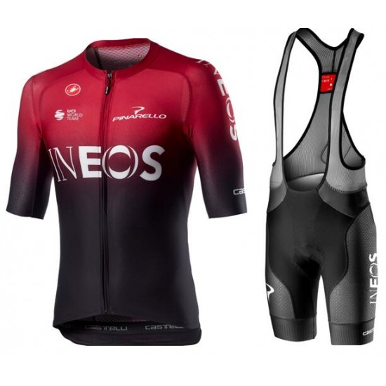 TEAM INEOS Fahrradbekleidung 2020 Aero Set AERO RACE 6.1 Radtrikot+FREE AERO RACE Trägerhose TEAM INEOS Fahrradbekleidung 2020 Aero Set AERO RACE 6.1 Radtrikot+FREE AERO RACE Trägerhose