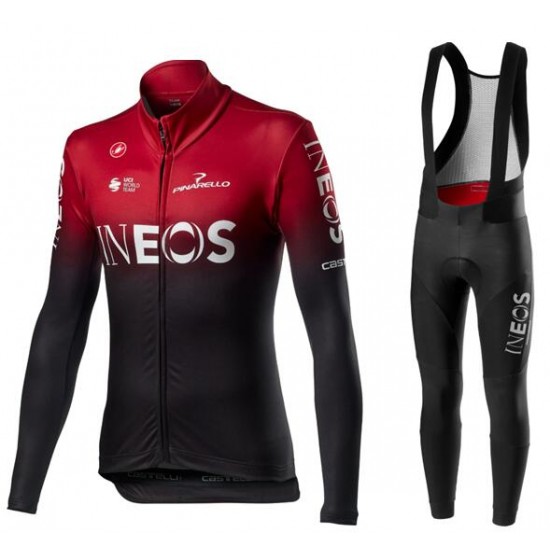 TEAM INEOS 2020 Fahrradbekleidung Radtrikot langarm+Trägerhose lang TEAM INEOS 2020 Fahrradbekleidung Radtrikot langarm+Trägerhose lang