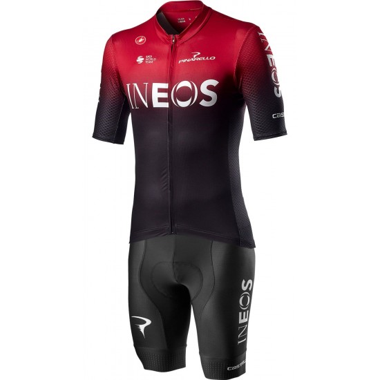 TEAM INEOS 2020 Fahrradbekleidung Set Competizione Radtrikot kurzarm+Competizione Radhose kurz TEAM INEOS 2020 Fahrradbekleidung Set Competizione Radtrikot kurzarm+Competizione Radhose kurz