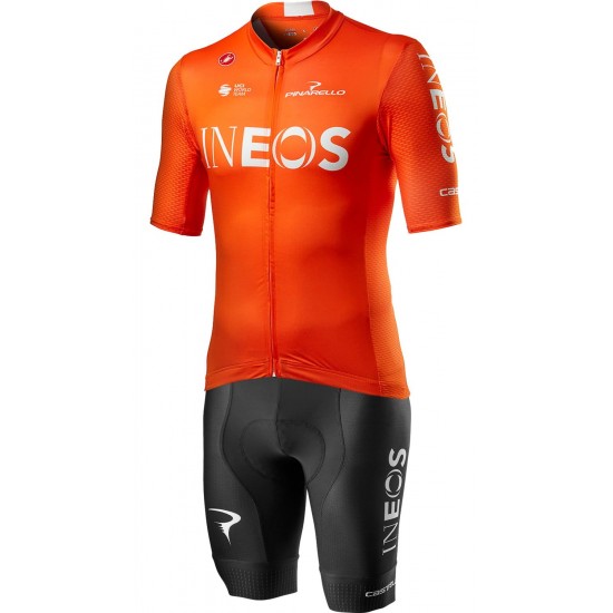 TEAM INEOS 2020 training edition Fahrradbekleidung Set Radtrikot kurzarm+Radhose kurz CASTELLI Radsport-Profi-Team TEAM INEOS 2020 training edition Fahrradbekleidung Set Radtrikot kurzarm+Radhose kurz CASTELLI Radsport-Profi-Team