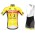 WALLONIE-BRUXELLES 2020 Fahrradbekleidung Radtrikot kurzarm+Trägerhose kurz