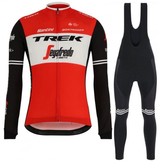 Trek Segafredo 2019 Rot Fahrradbekleidung Set Langarmtrikot+Lange Trägerhose 2XX33 Trek Segafredo 2019 Rot Fahrradbekleidung Set Langarmtrikot+Lange Trägerhose 2XX33