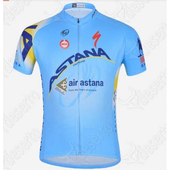 Astana Pro Team Fahrradtrikot Radsport 2014 9JYW0 Astana Pro Team Fahrradtrikot Radsport 2014 9JYW0