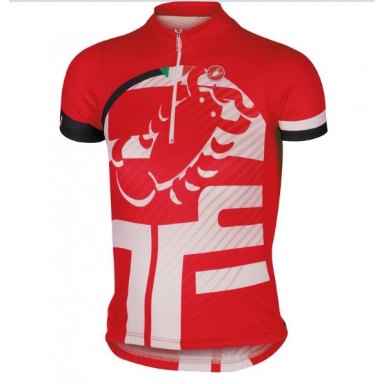 2016 Castelli Kinderen Veleno Fahrradbekleidung Radtrikot Rot 5G40Z 2016 Castelli Kinderen Veleno Fahrradbekleidung Radtrikot Rot 5G40Z
