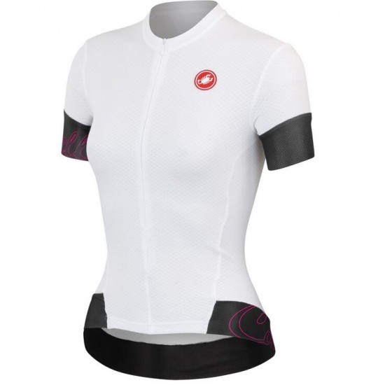 2016 Castelli vrouwen Fortuna Fahrradbekleidung Radtrikot weiß Schwarz 10ZES 2016 Castelli vrouwen Fortuna Fahrradbekleidung Radtrikot weiß Schwarz 10ZES