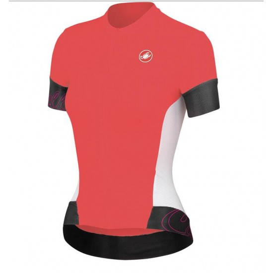 2016 Castelli vrouwen Fortuna Fahrradbekleidung Radtrikot Rot 83DWJ 2016 Castelli vrouwen Fortuna Fahrradbekleidung Radtrikot Rot 83DWJ