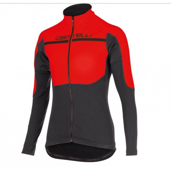 2016 Castelli Secondo Strato Fahrradbekleidung Radtrikot Langarmen Rot Schwarz AOWJU 2016 Castelli Secondo Strato Fahrradbekleidung Radtrikot Langarmen Rot Schwarz AOWJU