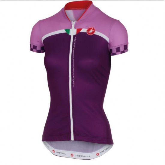 2016 Castelli vrouwen Duello Fahrradbekleidung Radtrikot purper 1N2AP 2016 Castelli vrouwen Duello Fahrradbekleidung Radtrikot purper 1N2AP