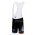 Cube Fintro Pro Team Kurz Trägerhose weiß Schwarz HSWJO
