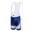FDJ-BigMat Pro Team Kurz Trägerhose weiß blau 1D6AV