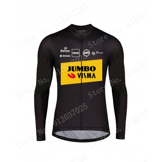 New Style Jumbo Visma 2021 Team Fietsshirt Lange Mouw 11ICOs New Style Jumbo Visma 2021 Team Fietsshirt Lange Mouw 11ICOs