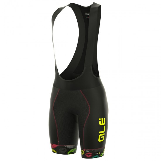 Damen Ale Graphic PRR Smack-roze Kurz Trägerhose DNENV