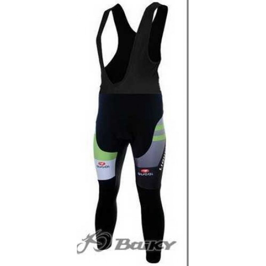Liquigas Cannondale Pro Team Lange Trägerhosen Online Schwarz grün 687IZ
