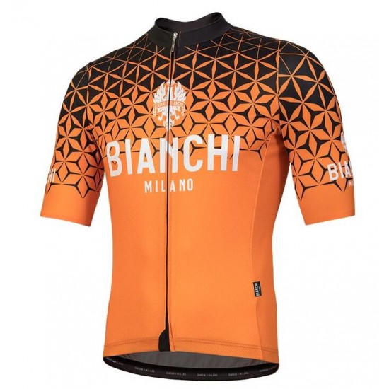 Bianchi Milano Conca orange Fahrradbekleidung Radtrikoten 3OIC2