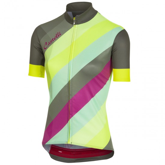 Castelli Prisma-Gris Damen Fahrradbekleidung Radtrikot CXWYW Castelli Prisma-Gris Damen Fahrradbekleidung Radtrikot CXWYW