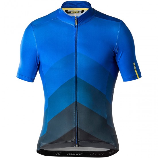 Mavic Cosmic Gradiant blau Fahrradbekleidung Radtrikot 48SH2 Mavic Cosmic Gradiant blau Fahrradbekleidung Radtrikot 48SH2