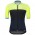 Santini Sleek 99 gelb fluo Fahrradbekleidung Radtrikot 5D3IB
