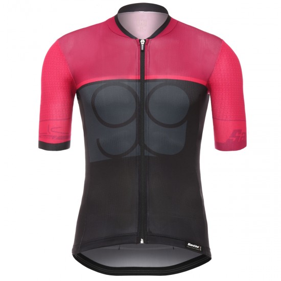 Santini Sleek 99 Rot Fahrradbekleidung Radtrikot FEGZ2 Santini Sleek 99 Rot Fahrradbekleidung Radtrikot FEGZ2