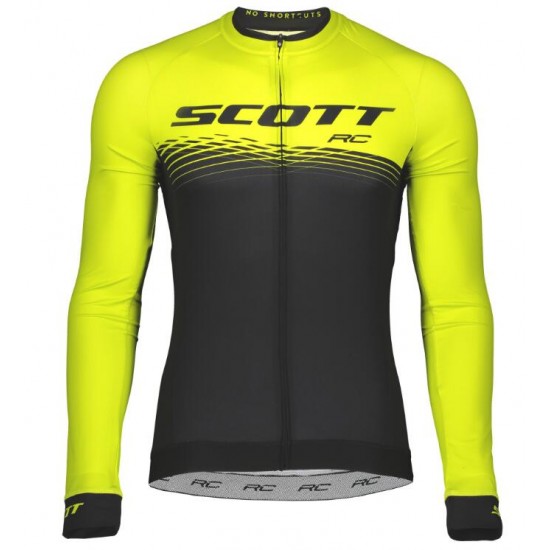 SCOTT RC PRO Fahrradbekleidung Radtrikot Langarm sulphur yellow/black GW65A SCOTT RC PRO Fahrradbekleidung Radtrikot Langarm sulphur yellow/black GW65A